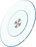 40" Heavy-Duty Lazy Susan Turntable - 1/3" Extra-Thick Tempered Glass - Silent 360° Spin for Dining Table & Kitchen