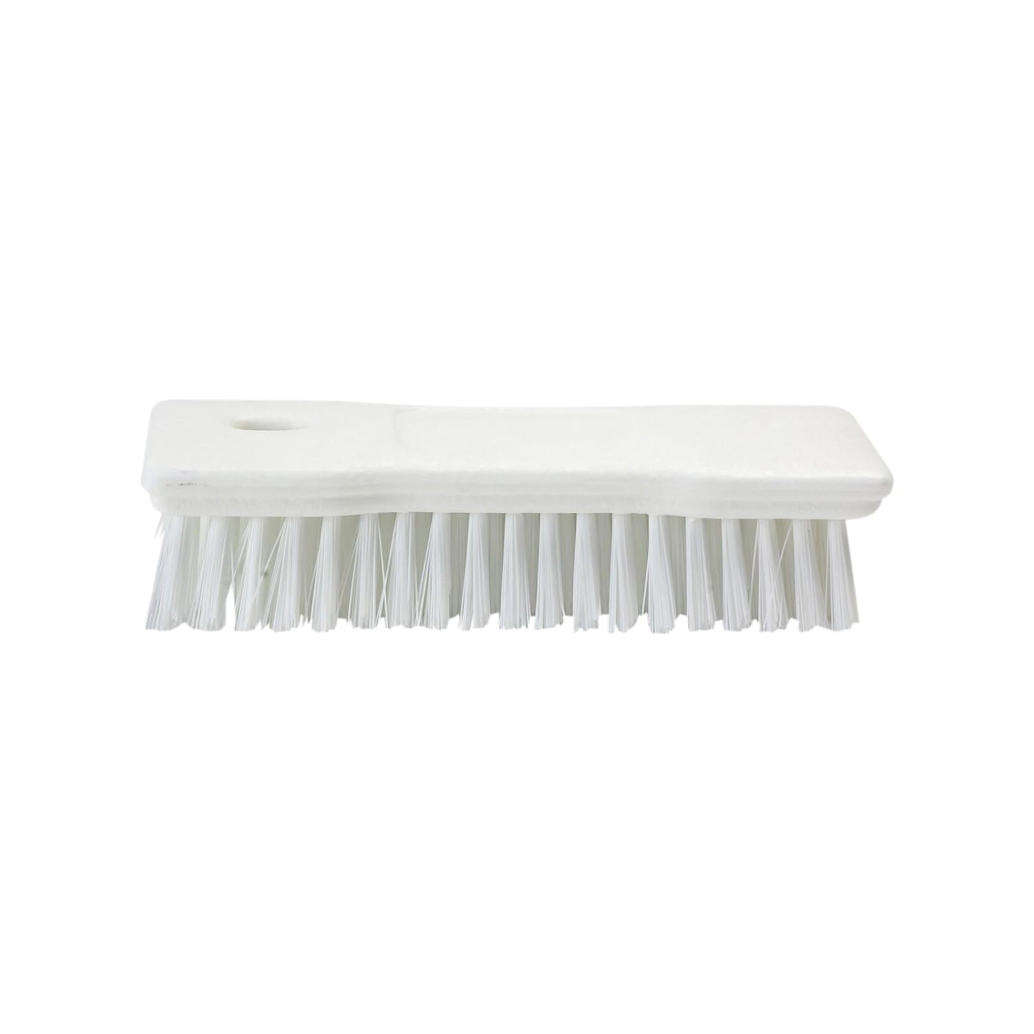 SPARTA Comfort Grip Scrub Brush Hand Brush for Bathroom, Kitchens, Countertop, Plastic, 8 Inches, White