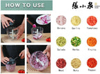 ZHANG XIAO QUAN SINCE 1628 Manual Vegetable Chopper, Hand Pull String Garlic Mincer Onion Cutter for Veggie, Peppers, Tomatoes, Ginger, Fruits, Nuts, 3.6 Cup(900ml) Food Chopper With Egg Whisk