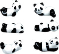YEYILILINHONG 6PCS Cute Ceramic Panda Chopsticks Rest Rack Stand Holder for Chopsticks, Ceramic Ware Chopsticks Stand Rest Rack，Gift for Boys Girls Kids