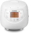 CUCKOO CR-0633F | 6-Cup (Uncooked) Micom Rice Cooker | 11 Menu Options: White Rice, Brown Rice & More, Nonstick Inner Pot, Made in Korea | White