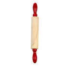 Colorations Natural Wood Rolling Pins, Set of 6, for Kids, Arts & Crafts, 7 Inches x 1 Inch (d), Class Pack, Party Pack, Dough, Clay, Sculpting, 6RP