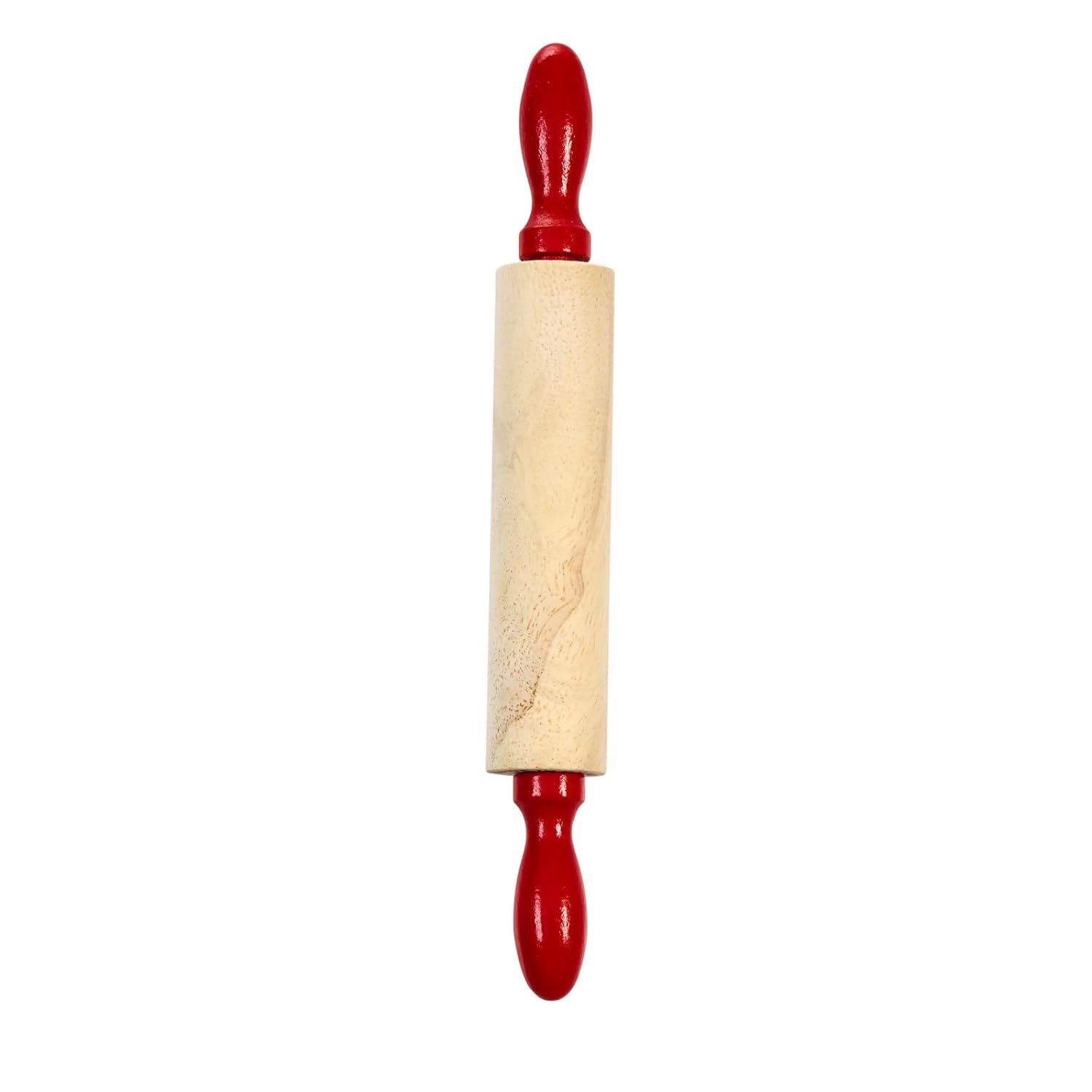 Colorations Natural Wood Rolling Pins, Set of 6, for Kids, Arts & Crafts, 7 Inches x 1 Inch (d), Class Pack, Party Pack, Dough, Clay, Sculpting, 6RP