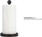 Ivilon Countertop Paper Towel Holder - Modern Sleek Ball Minimalist Design - Color Oil Rubbed Bronze