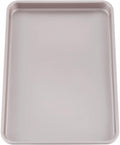 CHEFMADE 15-Inch Baking Sheet Pan, Non-Stick Carbon Steel Rimmed Cookie Sheet Pan for Oven Roasting Meat Bread Jelly Roll Battenberg Pizzas Pastries 10.6" x 15.6" x 1" (Champagne Gold)