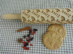 STARK EMBOSSING ROLLING PIN LASER ENGRAVED DOUGH ROLLER for EMBOSSED COOKIES