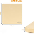 Extra Large Pizza Stone 17.7" x 17.7",Cooking Stone for Grill Rectangular, Baking Pizza Stone for bread, Ideal for Grilling Baking Several Sizes of Pizzas