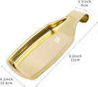 MSY BIGSUNNY Stainless Steel Utensil Tray Spoon Rest Holder for Stove Top, 2 Pack Stainless Steel Spoon Rest, Golden