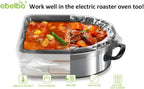 [6 For Free] 36 bags Ebelbo Nylon Pot liners, Slow Cooker Liners 13x21 Inch Large Size Disposable Roaster Cooking, Fit for 3-8QT Oval & Round Pot