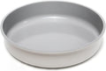 9.5 Inch Round Cake Pan,Cast Aluminum Bakeware Ceramic Nonstick for Cake Baking,Oven and Dishwasher Safe(Beige)