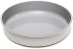 9.5 Inch Round Cake Pan,Cast Aluminum Bakeware Ceramic Nonstick for Cake Baking,Oven and Dishwasher Safe(Beige)
