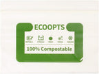 100% Compostable Snack Zip Bag | ECO-Friendly Small Storage Bags | Freezer Bag | Plant-Based BPA-free | Seal well for Cookie, Chips and Snack (1, Small)