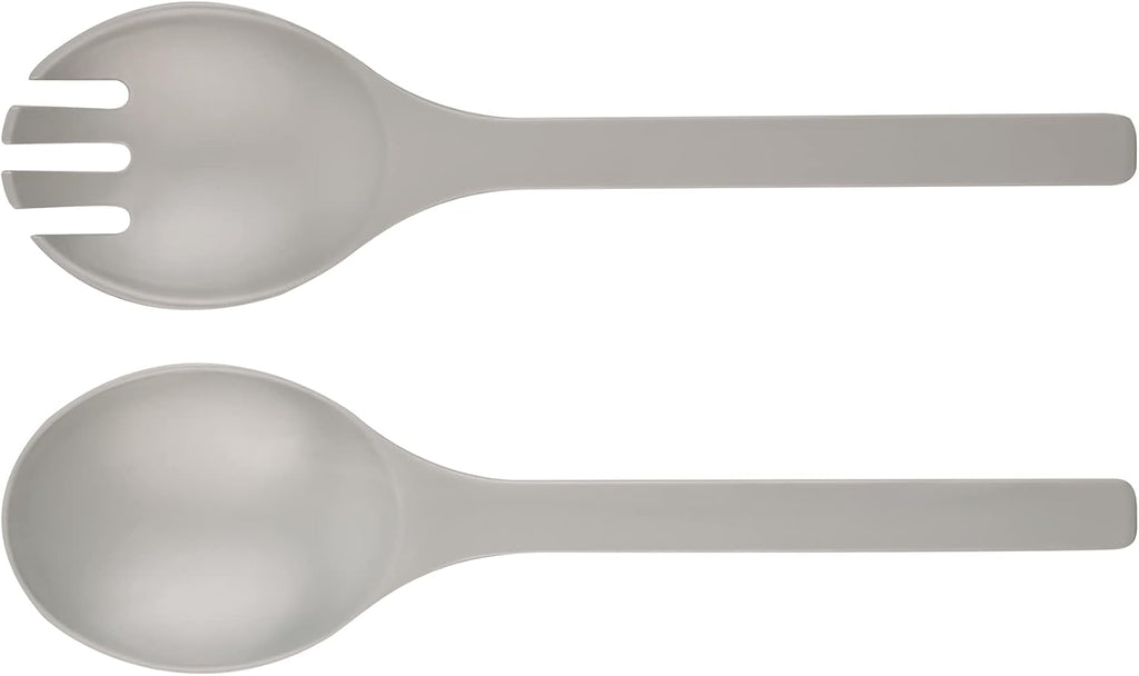 Bamboo Fiber Salad Bowl with Servers Set Large 9.8inches Nature Bamboo Mixing Bowl with Servers with Lid Spoon and Fork for Fruits,Salads and Vegetables