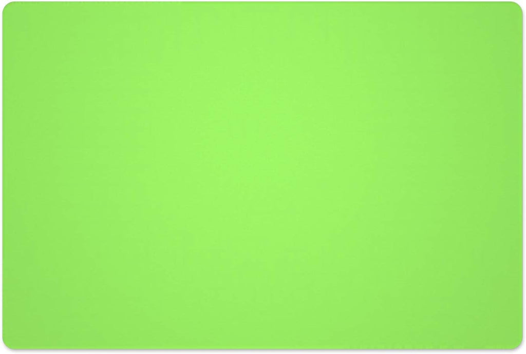 Silicone Placemats, Food-Grade Non-Slip Waterproof, Dining, Stain Resistant, Countertop Protector, Kitchen Counter Mat, Heat Resistant, Baking mat Dishwasher Safe (23.6"×15.7"-1pack, Green)