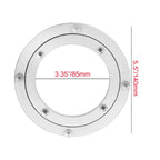 Aluminium Alloy Turntable Bearing, Heavy Duty Swivel Turntable Lazy Susan Rotating Bearing Turntable Round Dining Table Smooth Swivel Plate Hardware (140mm - 5.5inch)