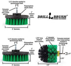 Cleaning Supplies - Kitchen Accessories - The Ultimate Kitchen Drill Brush Attachment Kit - Crock Pot - Cast Iron Skillet - Countertops - Cooktop - Oven - Sink - Backsplash - Trash Can – Flooring