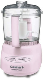 Cuisinart Mini-Prep Plus Food Processor, 24-Ounce Mini Food Processor to Chop Herbs, Vegetables, and Hard Cheese, 24-Ounce Work Bowl, Reversible Stainless Steel Blade, DLC-2APK, Pink