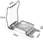 Egg Slicer for Hard Boiled Eggs, Stainless Steel Wire Multi-Purpose Egg Slicer, Kitchen Utilities, Can Cut Eggs Bread Mushroom Soft Fruit