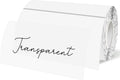 Transparent Thermal Labels Stickers 2x4 Inch, Self-Adhesive Clear Waterproof Thermals Stickers for Logo Design, Transparent Direct Thermal Labels- 200 Sheets