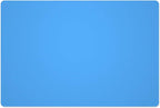 Silicone Placemats, Food-Grade Non-Slip Waterproof, Dining, Stain Resistant, Countertop Protector, Kitchen Counter Mat, Heat Resistant, Baking mat Dishwasher Safe (23.6"×15.7"-1pack, Blue)