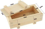 JapanBargain 3131, Wooden Rectangular Oshizushi Sushi Press Mold Maker Rice Mold, 7x4 inch, 1 Pack