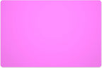 Silicone Placemats, Food-Grade Non-Slip Waterproof, Dining, Stain Resistant, Countertop Protector, Kitchen Counter Mat, Heat Resistant, Baking mat Dishwasher Safe (23.6"×15.7"-1pack, Rose)