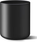 Black Kitchen Utensil Holder for Countertop, Large 7.2 Matte Ceramic Cooking Utensil Crock for Counter Easy to Clean, Modern Spatula Holder for Farmhouse Décor 7.2×5.8 INCH