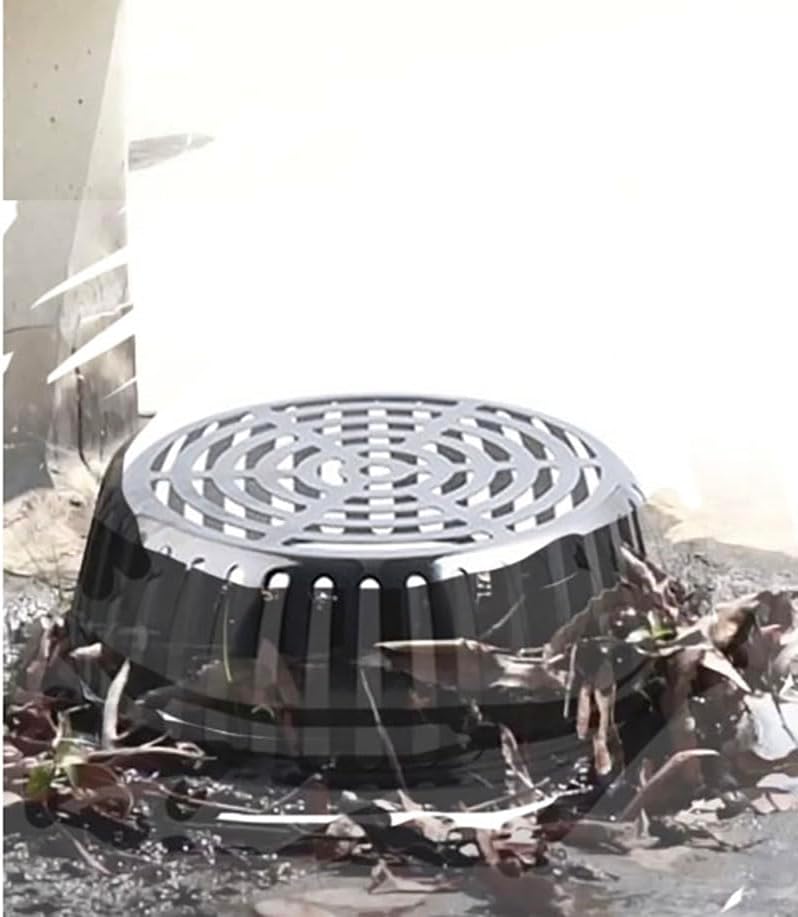 SUS304 Stainless Steel Roof Dome Drain Cover Strainer Anti-Clogging Atrium Grate 2pcs/pk (Φ: 8.5 inch)