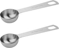 2PCS 1/2tbsp (1.5tsp, 7.5ml, 1/4oz) Single Measuring Spoon, Stainless Steel Individual Teaspoons Only
