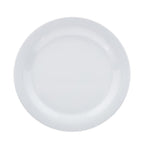 Amazon Basics Melamine (Plastic) Plate, 6 Piece Set, 10.5 in, White (Previously AmazonCommercial brand)