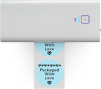 Rollo Circle Thermal Labels 2 Inch - Roll of 1,000 Round Sticker Labels - Multi-Purpose Direct Thermal Printer Stickers 2x2 (Blue)