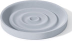 Diatomite Soap Dish Holder, Water Absorbent Stone Soap Dish, Quick Dry Stone Soap Holder, Diatomaceous Earth Bath Tray for Hand Soap, Sponge Holder, Gray