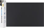 Silicone Mats for Kitchen Counter Thicker Extra Large Heat Resistant Mats Countertop Protector Liners for Bottom of Oven Air Fryer Coffee Maker, 24" x 16" x 2 mm, Black