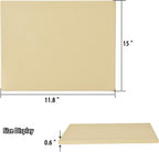 Onlyfire Pizza Stone for BBQ Oven and Grill - 15 x 12 Inch Rectangular Baking Stone Thermal Shock Resistant - Heavy Duty Large Ceramic Pizza Pan for Best Crispy Crust Pizza Bread