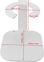 Coffee Dripper Stand Iron Pour Over Filter Holder Space Saving Maker Station for Bar Equipment (White)