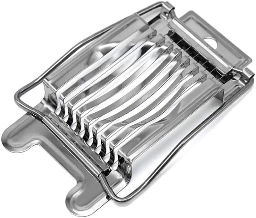 Egg Slicer for Hard Boiled Eggs, Stainless Steel Wire Multi-Purpose Egg Slicer, Kitchen Utilities, Can Cut Eggs Bread Mushroom Soft Fruit