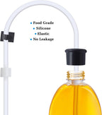 Soap Dispenser for Kitchen Sink and Extension Tube Kit, Stainless Steel Countertop SoapDispenser with 47 Inches Tube Connects Directly to Soap Bottle, Hand and Dish Soap Dispenser Pump （Golden）