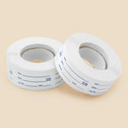QWORK Dissolvable Food Labels (1000pcs) - 2 Rolls Removable Labels for Food Containers, Freezer Labels, Writeable Date Labels