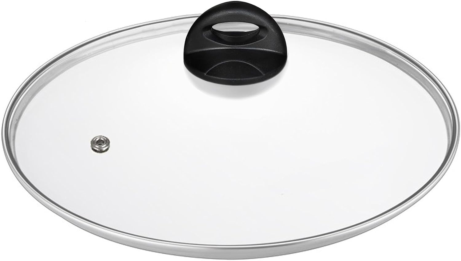 Glass Lids for Pot and Pan, 8, 9.5, 10.25, 11, 12, 12.6, 13.5, 14 Inch Tempered Replacement for Covers Kitchen Cookware, Frying Pan, Wok, Skillet (12.5 Inch)
