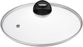 Glass Lids for Pot and Pan, 8, 9.5, 10.25, 11, 12, 12.6, 13.5, 14 Inch Tempered Replacement for Covers Kitchen Cookware, Frying Pan, Wok, Skillet (10.5 Inch)