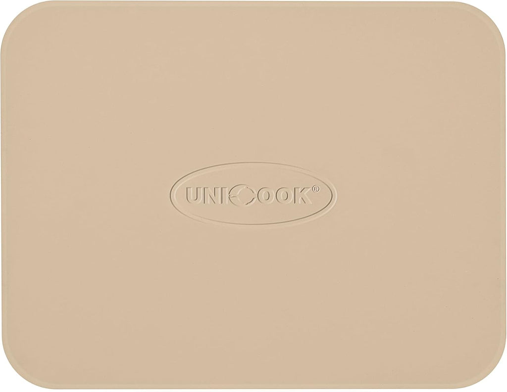 Unicook 15 x 12 Inch Pizza Stone for Oven and Grill, Cordierite Rectangular Baking Stone, Thermal Shock Resistant, Ideal for Baking Crispy Pizzas, Bread and Cookies