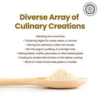 Pride of India - PACK of 6 - White Bolivian Quinoa Flour 1 lbs (454 gm) Nutty Earthy Taste Freshly Milled in Small Batches | Used for Baking Pizza Crust Thickening Agent Coating Cakes Pasta Porridge