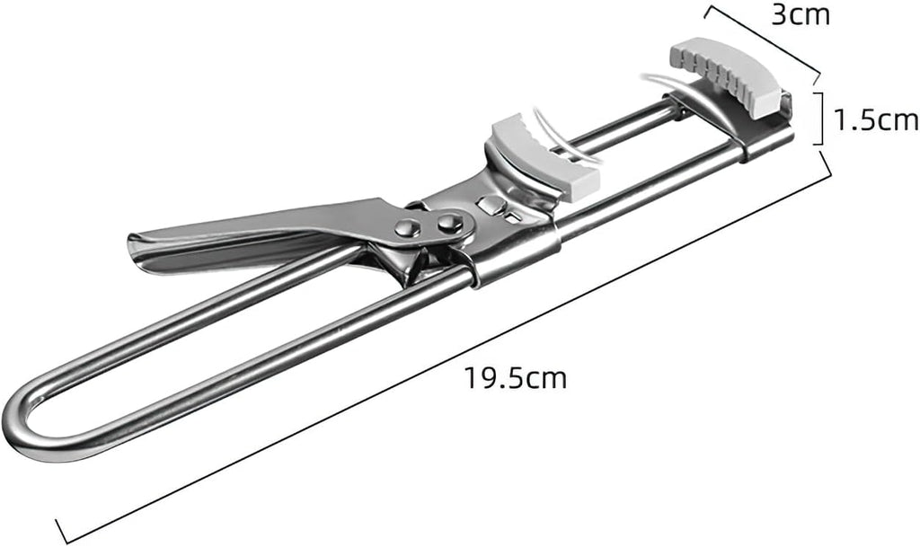 Jar Opener for Weak Hands, Adjustable Multifunctional Stainless Steel Can Opener Jar Lid Gripper With non-slip module, Removes Tight Jar Lid for Seniors with Arthritis, Manual, Kitchen Accessories