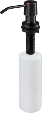 Soap Dispenser - 4” Spout and 16oz Capacity Bottle - Built in Sink Soap Dispenser for Kitchen Sink - Oil Rubbed Bronze Countertop Soap Dispenser Pump with 47" Extension