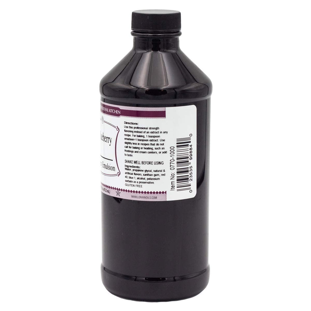 Lorann Oils Blueberry Bakery Emulsion: Realistic Blueberry Flavor, Perfect for Elevating Berry Notes in Baked Goods, Gluten-Free, Keto-Friendly, Blueberry Extract Substitute Essential for Your Kitchen