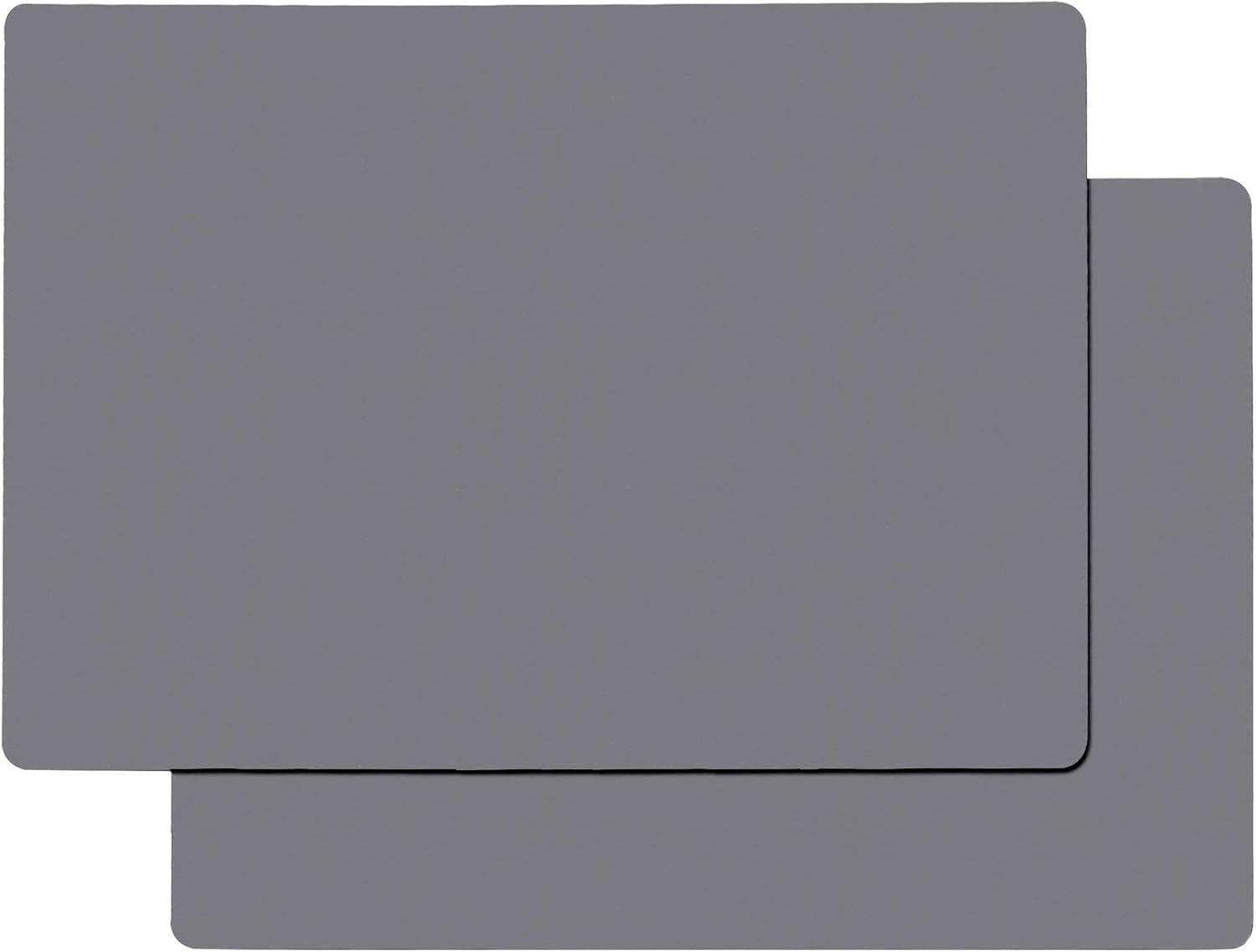 Gartful Extra Large Silicone Mats for Countertop, 28" by 20" Multipurpose Mat, Counter Table Protector, Desk Saver Pad, Placemat Nonstick Nonskid Heat-Resistant Pad, Dark Gray, 2PCS