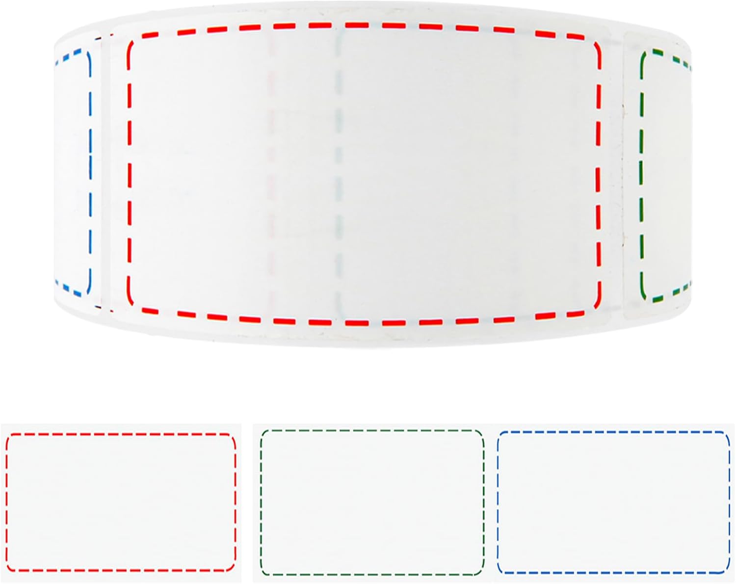 500 Removable Freezer Labels, 2x3 inches Water Oil Waterproof Stickers to Write on for Bottles Canning Containers Jars Pantry Organization Paper Name Clothes Tags Box Storage Bins Daycare, 3 Color