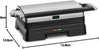 Cuisinart GR-11 Griddler 3-in-1 Grill and Panini Press, Silver