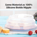 Microwave Plate Cover Microwave Splatter Cover Silicone Microwave Plate Cover Dish Covers for Microwave Oven Cooking Anti-Splatter Guard Lid