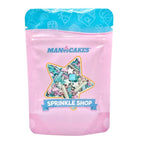 Manvscakes Sprinkles- Edible Cake and Cupcake Sprinkles with Assorted Shapes and Sizes, Metallic Sprinkle Mix for Cookies, Ice Cream, Cake and Cupcake Decorating, 4 oz (Pink, Black, and Blue)